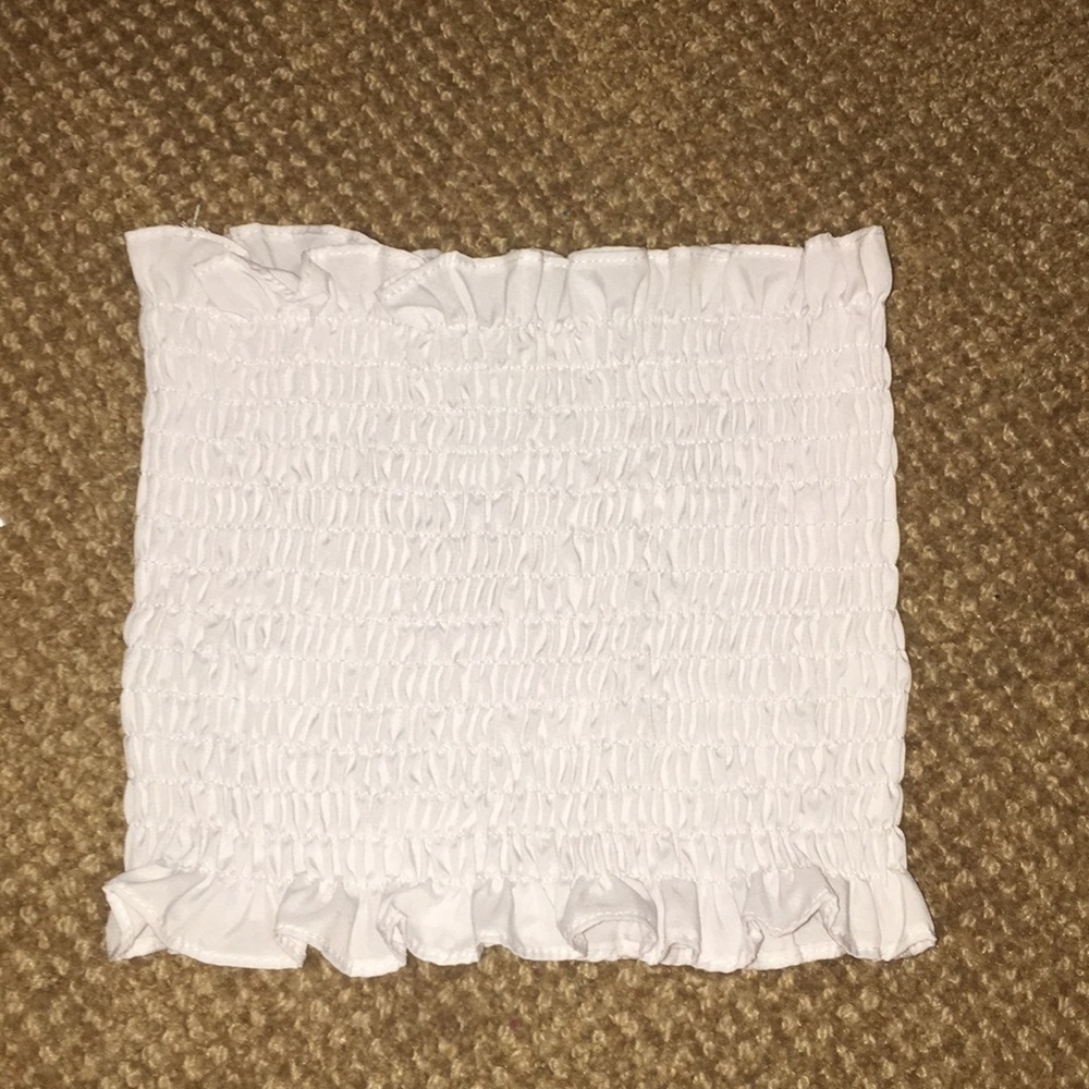 White crop top